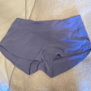 Lavender Lulu Lemon shorts